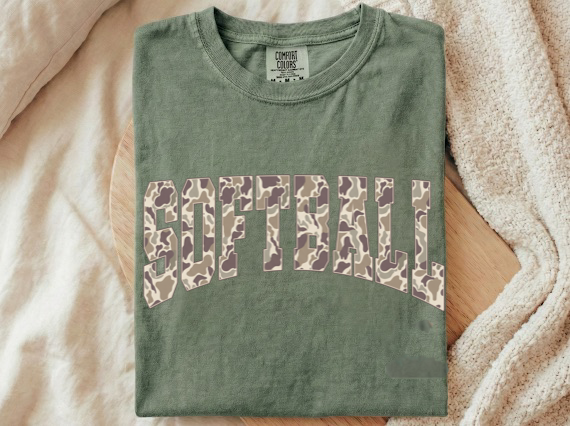 Camo softball