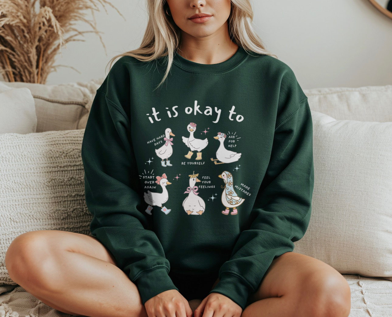 It’s okay crewneck